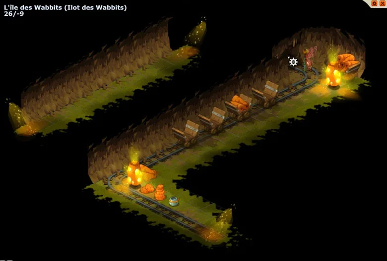 chemin vers le donjon Wabbit