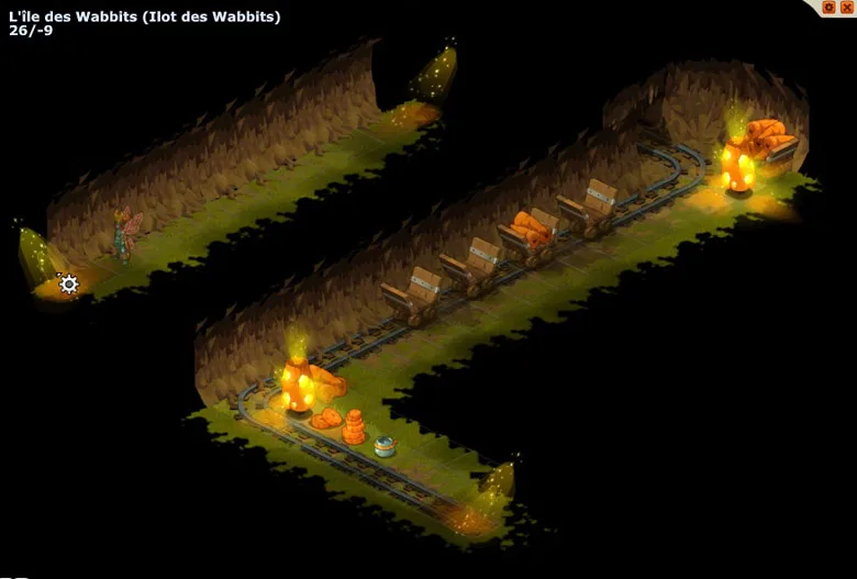 chemin vers le donjon Wabbit