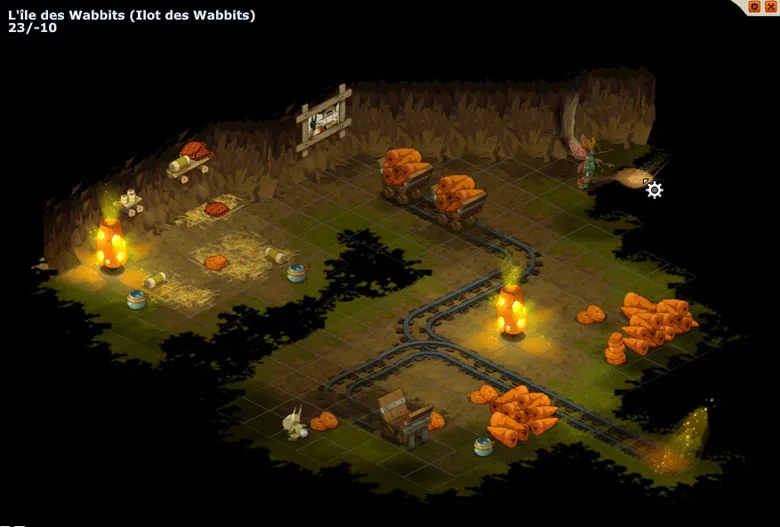 chemin vers le donjon Wabbit