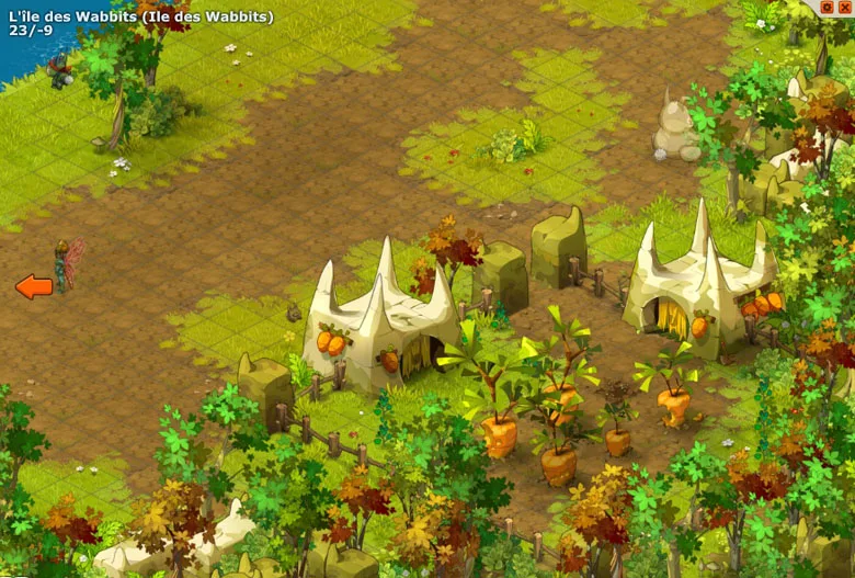 chemin vers le donjon Wabbit