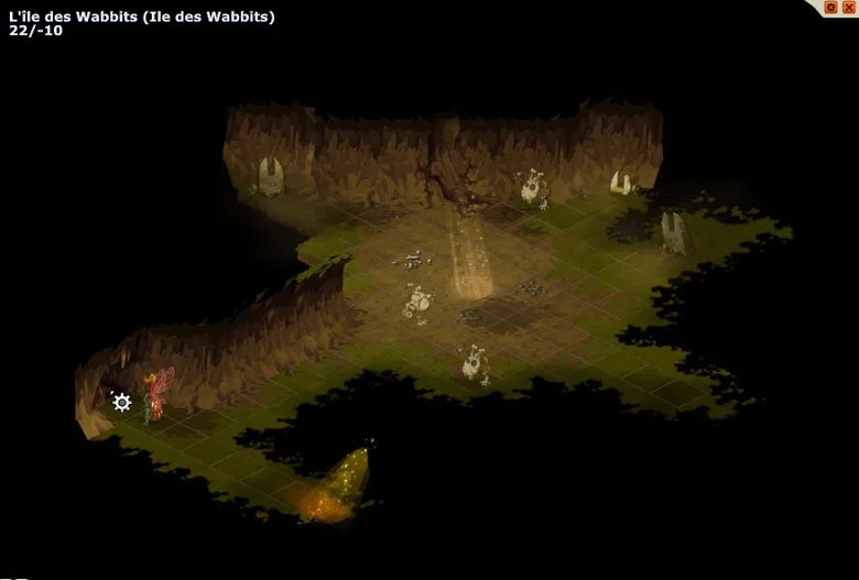 chemin vers le donjon Wabbit
