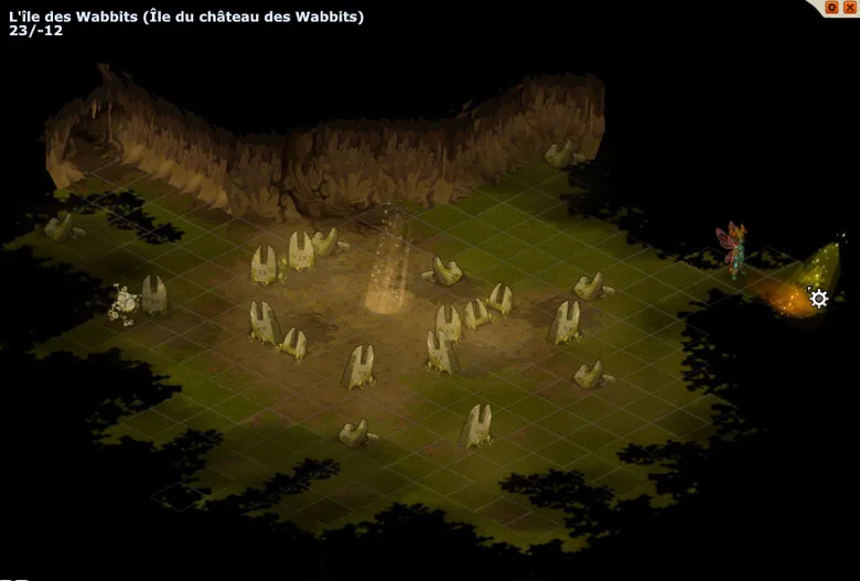 chemin vers le donjon Wabbit