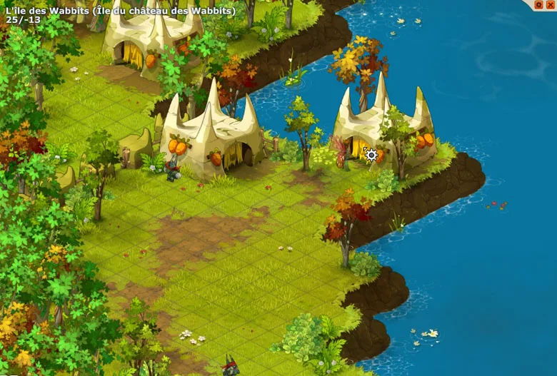 chemin vers le donjon Wabbit