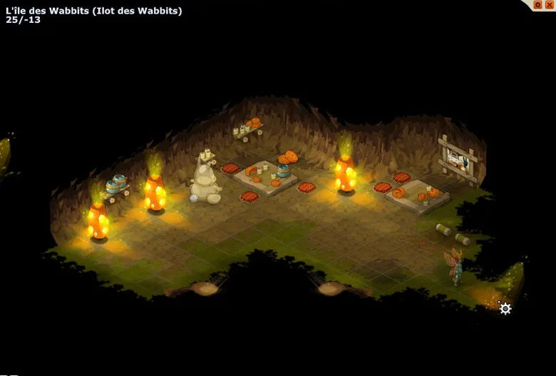 chemin vers le donjon Wabbit