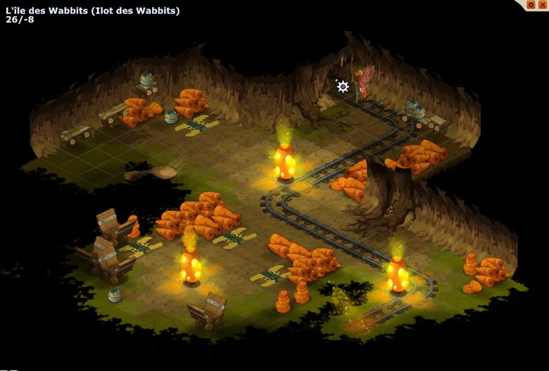 chemin vers le donjon Wabbit
