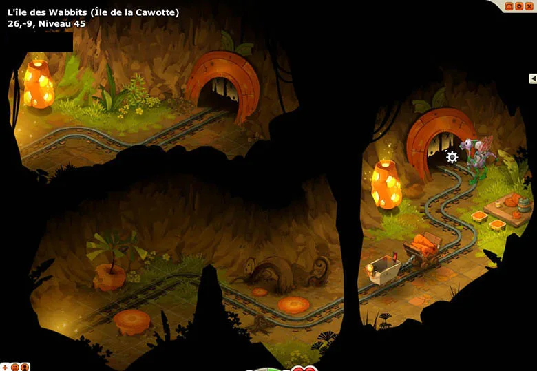 chemin vers le Château des Wabbits