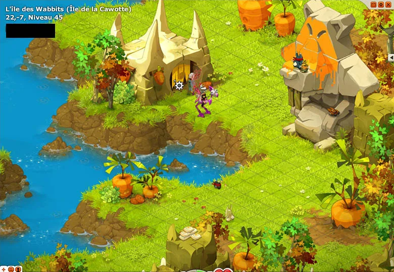 chemin vers le Château des Wabbits