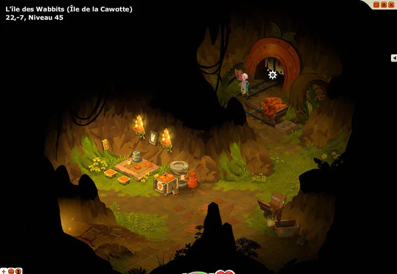 chemin vers le Château des Wabbits
