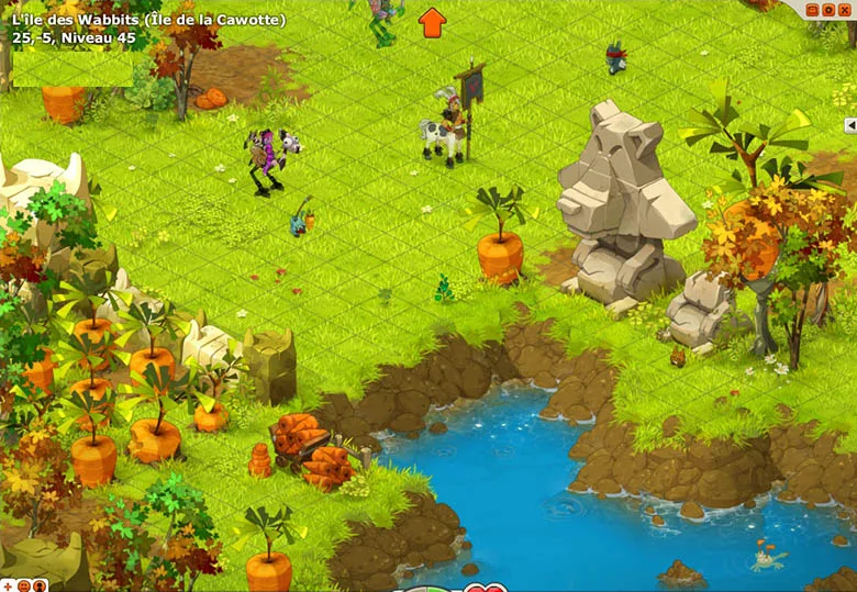 chemin vers le Château des Wabbits
