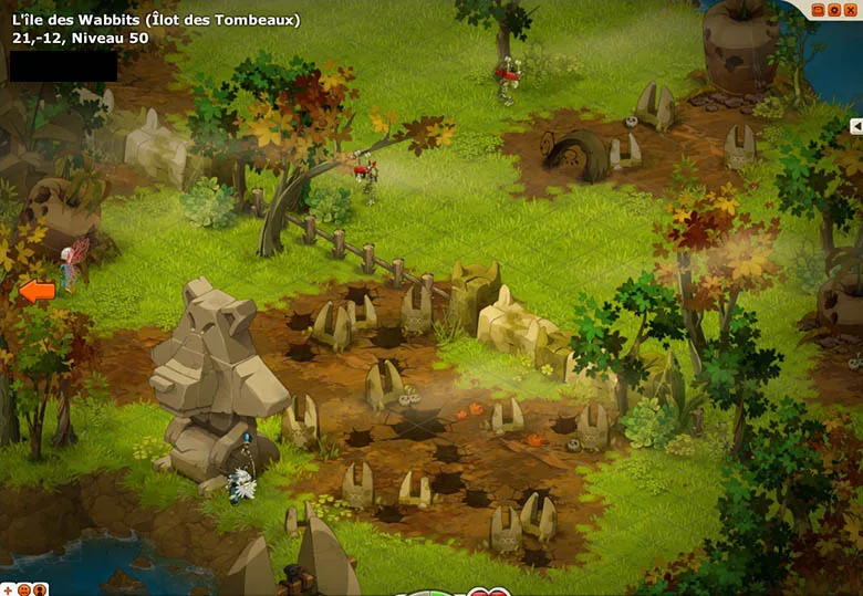 chemin vers le Château des Wabbits