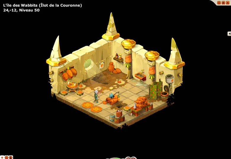 chemin vers le Château des Wabbits