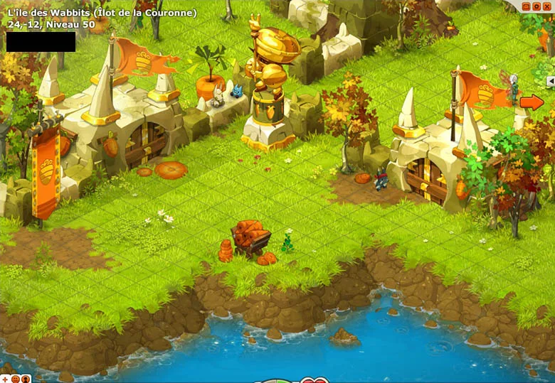 chemin vers le Château des Wabbits