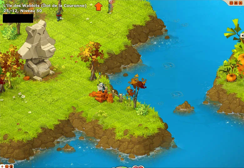 chemin vers le Château des Wabbits