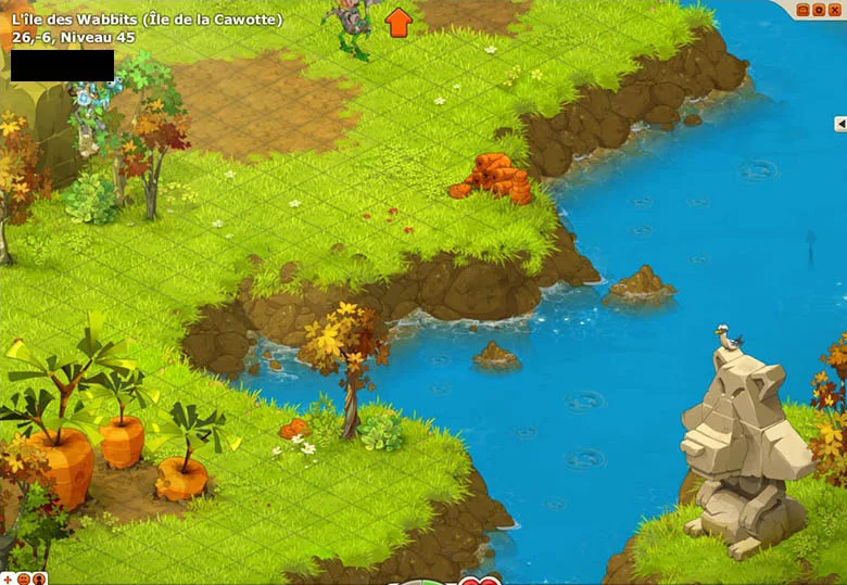 chemin vers le Château des Wabbits