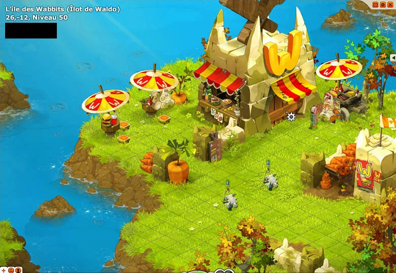 Arrivé Château des Wabbits