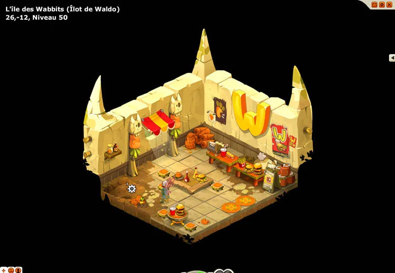 Arrivé Château des Wabbits