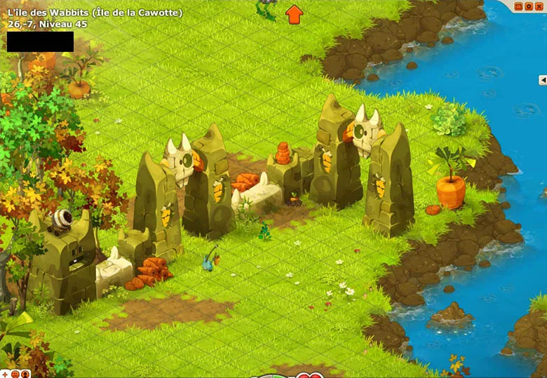 chemin vers le Château des Wabbits