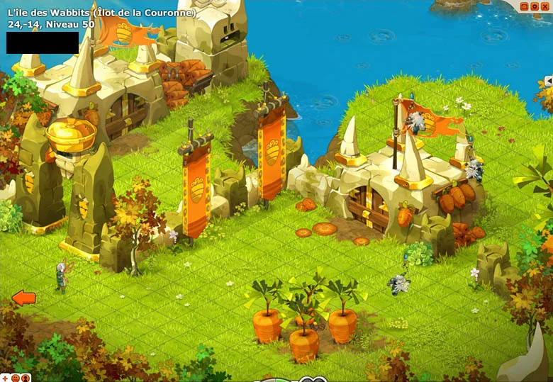 Arrivé Château des Wabbits