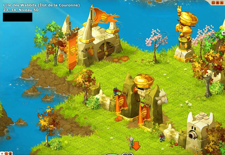 Arrivé Château des Wabbits