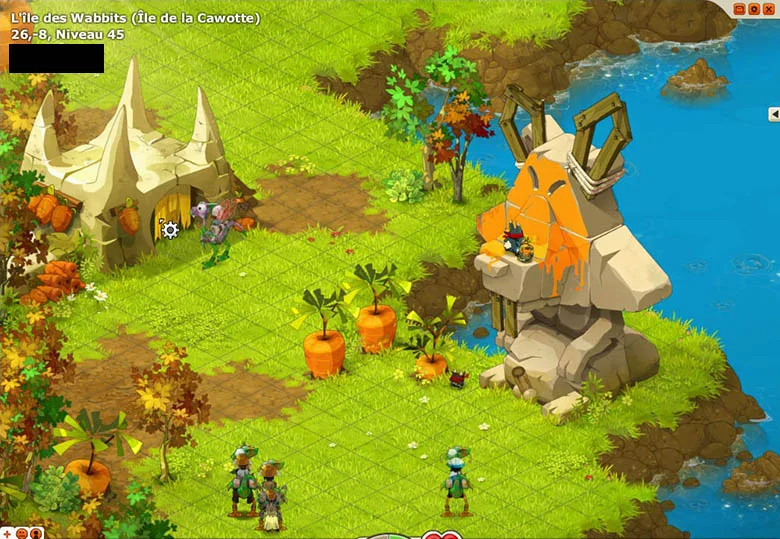 chemin vers le Château des Wabbits