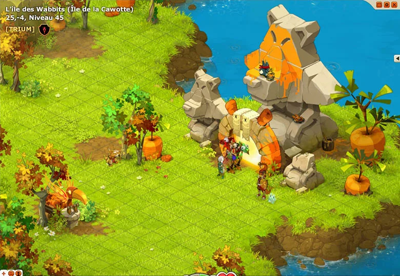chemin vers le Château des Wabbits