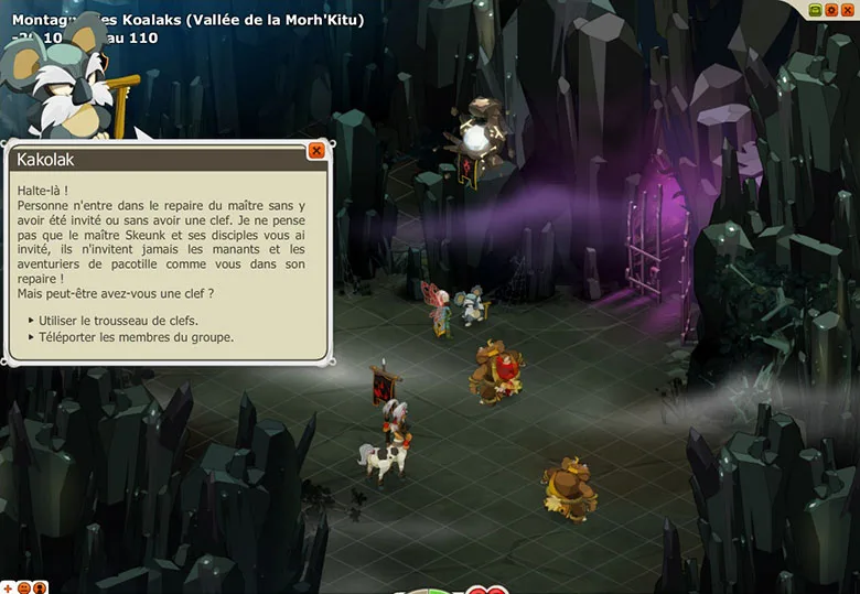 chemin vers le Repaire du Skeunk