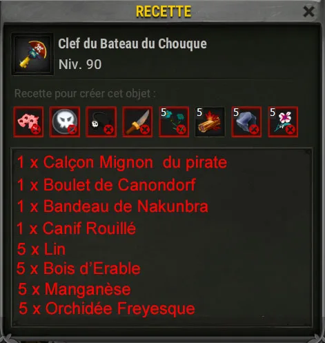 Clef du Donjon du Comte Harebourg