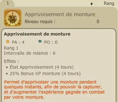 Sort capture dragodinde