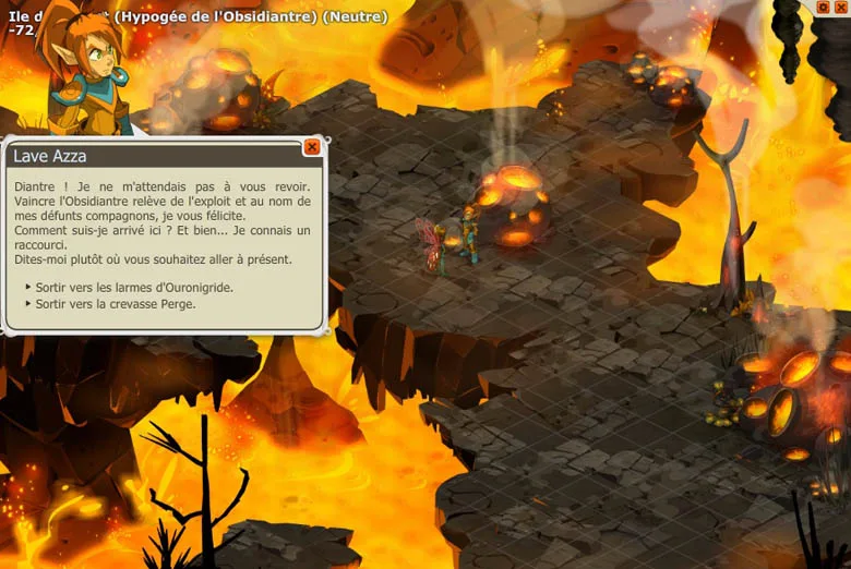 Sortie du Donjon