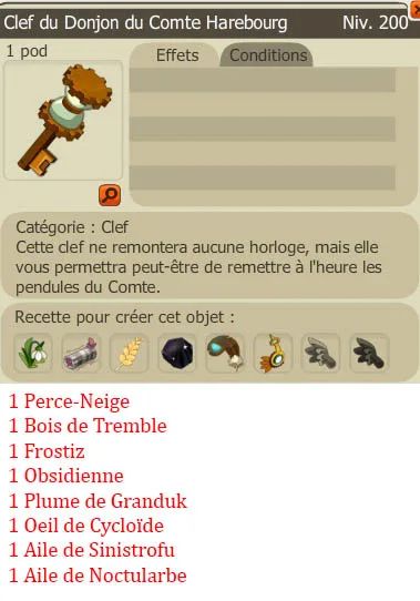 Clef du Donjon du Comte Harebourg