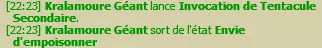 Invoc de la secondaire