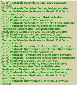 sort des tentas