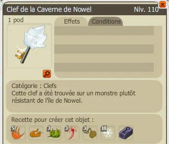 Recette clef carverne de nowel