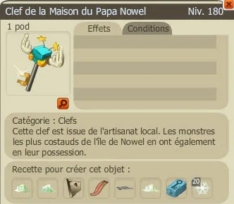 Recette clef maison du papa nowel