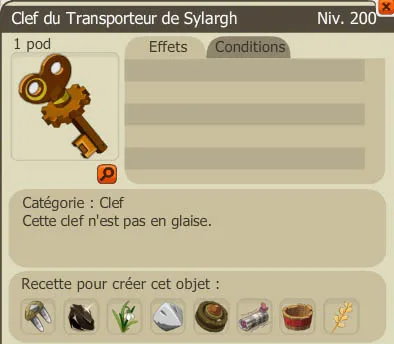 Clef Transporteur de Sylargh