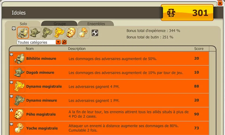 tutoriel idoles
