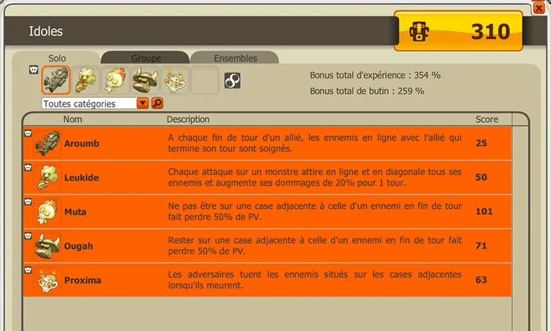 tutoriel idoles