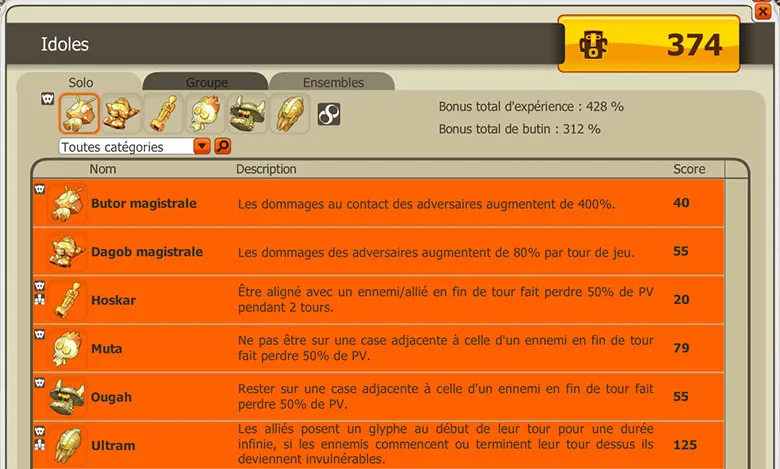 tutoriel idoles