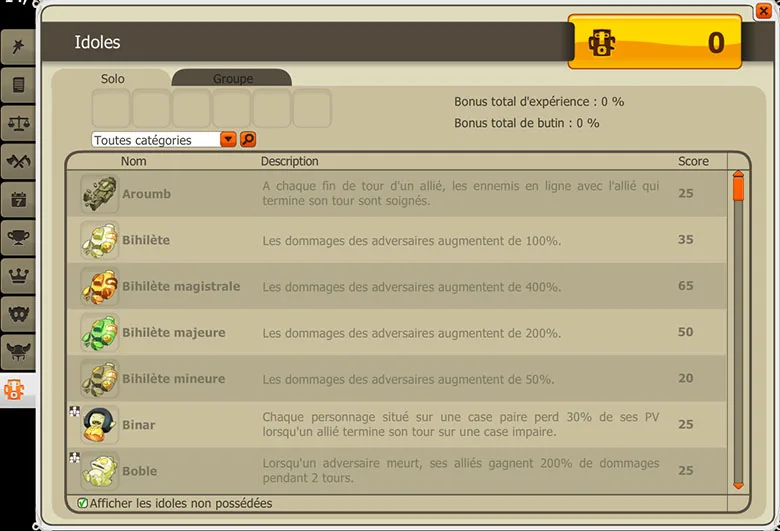 tutoriel idole