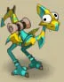 Dragodinde Dorée/Turquoise