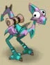 Dragodinde Prune/Turquoise