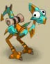 Dragodinde Turquoise/Rousse