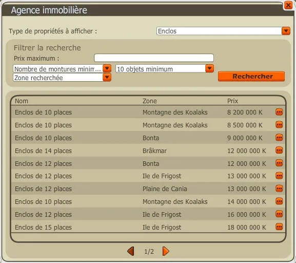 Agence immobilière enclos