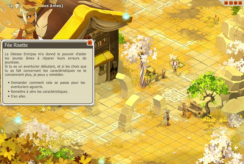 PNJ pour restat à incarnam