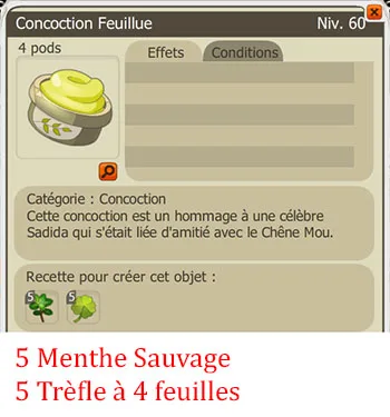 Craft potion alchimiste