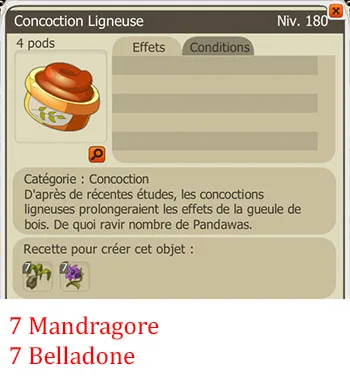 Craft potion alchimiste