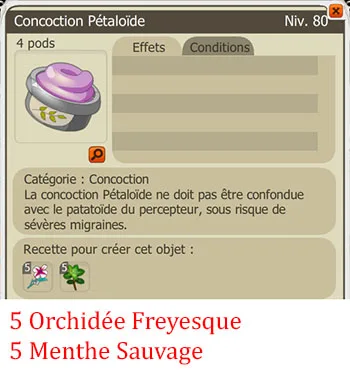Craft potion alchimiste