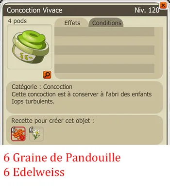 Craft potion alchimiste