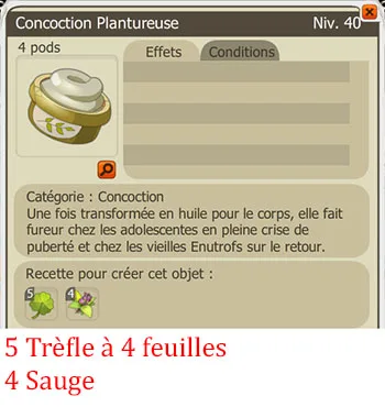 Craft potion alchimiste