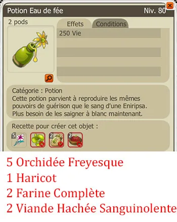 Craft potion alchimiste